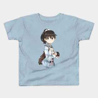 Photographer Anime Girl Kids T-Shirt